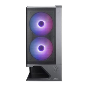 MSI MPG VIXTA 300R AIRFLOW PZ – BLACK, Mid-tower case with mesh front, 3 ARGB fans, USB-C 20Gbps, ATX support, optimized airflow