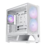 MSI MPG VIXTA 300R AIRFLOW PZ – WHITE, Mid-tower case with mesh front, 3 ARGB fans, USB-C 20Gbps, ATX support, optimized airflow
