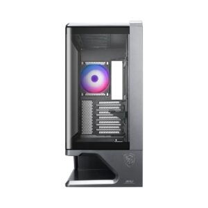 MSI MPG VIXTA 300R PZ – BLACK, Mid-tower case with panoramic tempered glass, 3 ARGB fans, USB-C 20Gbps, ATX/back-connect support, 420mm GPU clearance