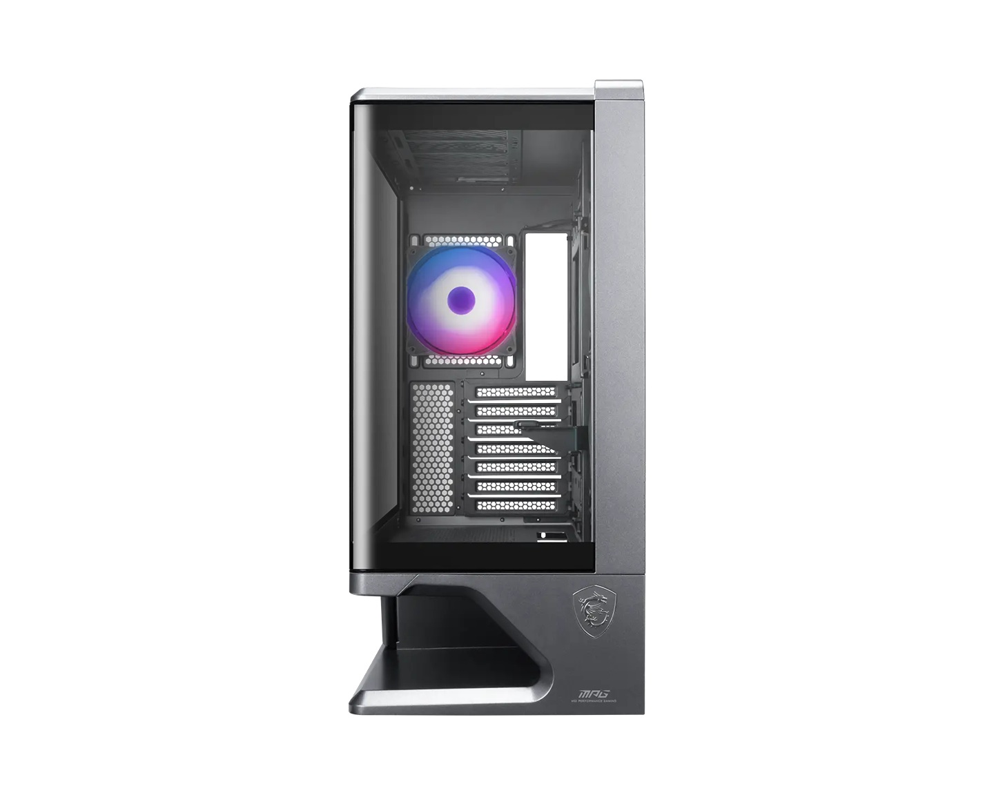 CAM-MPGVIXTA300RPZ MSI MPG VIXTA 300R PZ – BLACK, Mid-tower case with panoramic tempered glass, 3 ARGB fans, USB-C 20Gbps, ATX/back-connect support, 420mm GPU clearance