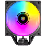 Antec F600 ARGB – Black, CPU Air Cooler, 6 Copper Heat Pipes, 120mm ARGB PWM Fan, 220W TDP, Intel LGA1851/1700, AMD AM5/AM4, 1-Yr Wty