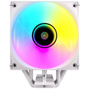 Antec F600 ARGB – White, CPU Air Cooler, 6 Copper Heat Pipes, 120mm ARGB PWM Fan, 220W TDP, Intel LGA1851/1700, AMD AM5/AM4, 1-Yr Wty
