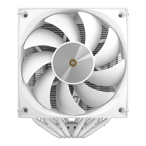 CFA-F620DIGITALPRO-WH Antec F620 Digital Pro – White, Dual Tower CPU Cooler, Dual 120mm PWM Fans, Digital Temp Display, 6 Copper Heat Pipes, 255W TDP, 1-Yr Wty
