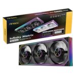 Antec IM 360R ARGB – Black, 360mm PWM, 800–1800RPM, 134.9CFM, 1.34mmAq, Hydraulic Bearing, ARGB