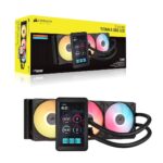 Corsair iCUE LINK TITAN II 360 RX LCD AIO Liquid CPU Cooler – Black, 5′ LCD, 360mm Radr, FlowDrive 2 Pump, RGB Fans, AM5/AM4 and LGA 1851/1700 Supporp
