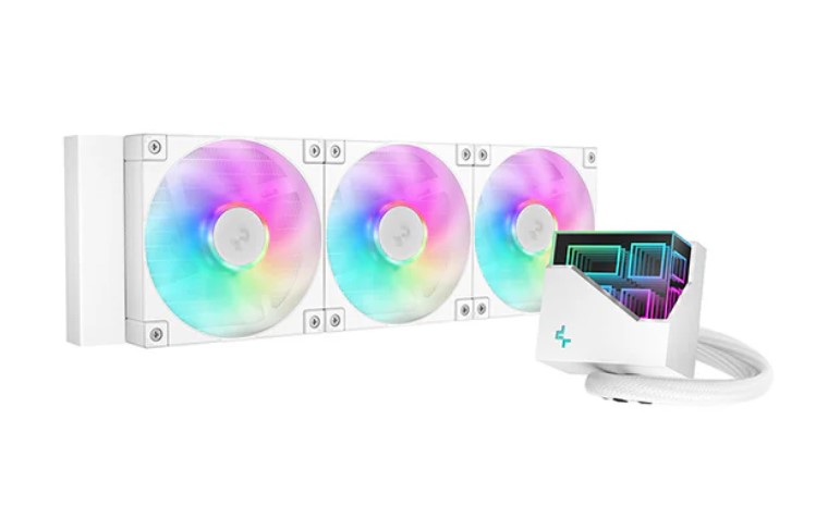 CFD-LT360-A-RGB-WH DeepCool LT360 A-RGB White High-performance Liquid CPU Cooler, 5th Gen Pump 360mm Radiator IntelLGA1851/1700/1200/1151/1150/1155/AMD AM5/AM4