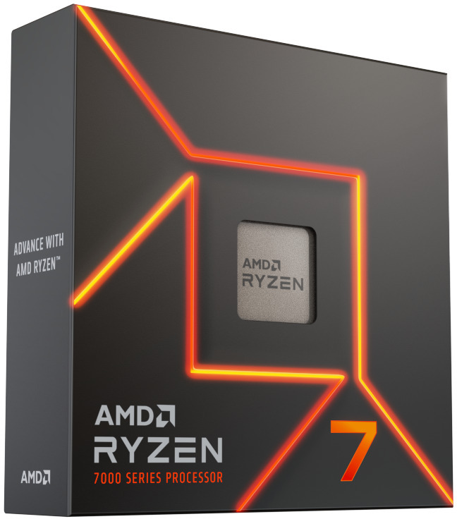 CPAR7-7700 AMD Ryzen 7 7700 8 Cores / 16 Threads, 65 watts, Max Freq 5.3Ghz, 40MB Cache, Wraith Prism Cooler & Radeon Graphics