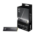 MSI SPATIUM M571 DLP PCIe 5.0 NVMe M.2 4TB, PCIe 5.0×4, NVMe 2.0, M.2 2280, Phison E28, 14500/11000MB/s, 2600K IOPS, 2800TBW, 5yr wty