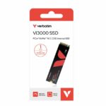 Verbatim Vi3000 1TB M.2 PCIe Gen 3 NVMe Internal SSD. Up to 3,100MB/s read and 1,300MB/s write. Up to 6x faster than a SATA SSD. Ideal for creators.