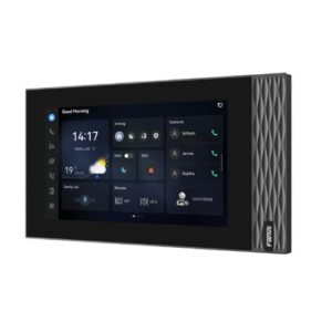 Fanvil i554W White SIP indoor unit w/ a 7-inch 1024×600 color touchscreen, advanced acoustics, Wi‑Fi 6, 2W speaker, RS485, flexible installation
