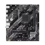 ASUS AMD PRIME B550M-K ARGB (Ryzen AM4) Micro-ATX Motherboard, DDR4 64GB, PCIe 4.0, 2× M.2, 1GbE, Aura Sync