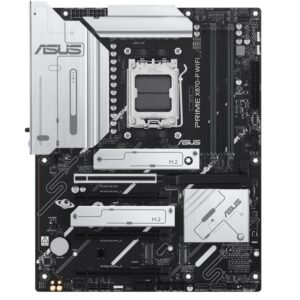 ASUS AMD PRIME X870-P WIFI-CSM (AM5) ATX Motherboard, DDR5 192GB, 1x PCIe 5.0 x16 slot, 4 x M.2 slots, 2x SATA, Wi-Fi 7, 1 x HDMI