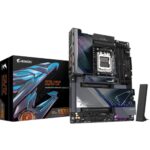 Gigabyte X870E AORUS MASTER X AM5 DDR5 256GB USB4 Wi-Fi7 BT5.4 10GbE+5GbE PCIe5 M.2 PCIe5/4 HDMI ALC1220 ES9118 ATX 30.5×24.4cm