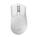 ASUS ROG Gladius IV Ace Gaming Mouse – White, 65K DPI, 8K Hz, 56g, Optical Switches, 2.4GHz/Bluetooth 6.0, USB-C