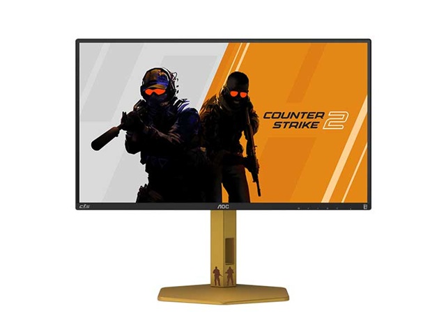 MNAO-CS24AP AOC 24.1′ Fast TN panel,1920 × 1080 , 610Hz, 0.5ms, HDR400, Removable Ergonomic stand , G-sync Compatible Gaming Monitor ( LS)