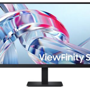 Samsung ViewFinity S70H 27′ 4K UHD IPS Monitor 3840×2160 16:9 60Hz HDR10 DP HDMI Tilt VESA HAS Eye Saver Mode Black 3YR WTY
