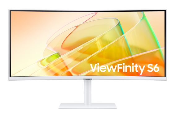 MNS-LS34C650TAEXXY Samsung 34′ ViewFinity S65TC UWQHD Curved Monitor 100Hz 3440×1440 21:9 5ms HDR10 1000R DP HDMI USB-C Hub LAN VA Tilt HAS Swivel VESA White 3YR