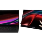 Verbatim 17.3′ USB-C Portable 10 Point Touch, Full HD 1080p, HDMI, IPS Portable, Business, Sleeve, Ultra Portable Black Aluminium, Win & IOS Monitor