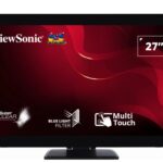 ViewSonic 27′ TD2760 10-point Touch Screen, RS232 Serial Port, Advance Ergonomic Tilt or flat. Supports Winodws, Chrom, Linux, Android, Monitor,