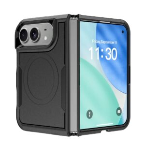 USP Apple iPhone Duo (7.6′) Black Armor Light Case with MagSafe – 360° Rotatable Ring-Stand, Scratch Resistant, 5 Years Warranty