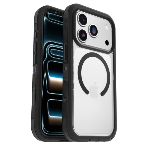 MPA-77-000978 OtterBox Defender Pro XT MagSafe Apple iPhone 18 Pro / iPhone 17 Pro (6.3′) Case Dark Side (Clear/Black) – (77-000978),Camera Control,7 Years Warranty