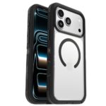 OtterBox Defender Pro XT MagSafe Apple iPhone 18 Pro Max / iPhone 17 Pro Max (6.9′) Case Clear/Black-(77-000989), Camera Control, 7 Years Warranty