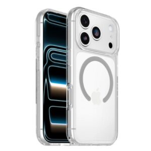 OtterBox Lumen Apple iPhone 18 Pro / iPhone 17 Pro (6.3′) Case Clear – (77-001114), Drop+ 3X Military Standard, Camera Control, 7 Years Warranty