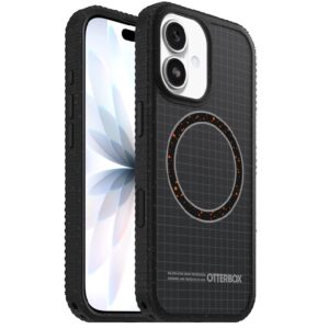 OtterBox Sole Apple iPhone 17 (6.3′) Night Raid Case Black – (77-99396), DROP+ 5X Military Standard, Raised Edges, Camera Control, 7 Years Warranty
