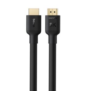 Belkin Connect Ultra High-Speed HDMI® 2.1 Cable (8K) 4.5M – Black(AVB002bg15), Ultra 8K @ 60Hz + HDR, 48Gbps Bandwidth, 2 Years Warranty