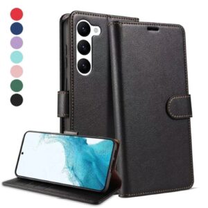 USP Samsung Galaxy A37 5G (6.7′) Wallet Case Black- All Around Protection,PU leather, Scratch Proection,Card Slots + Photo ID Slot,5 Years Warranty