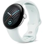 Google Pixel Watch 5 LTE (41mm) – Polished Silver with Fog Active Band (2nd Gen)(GA10897-US) *AU STOCK*, AMOLED, 3GB/64GB, 332mAh, 2 Years Warranty