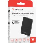 Verbatim Power Bank Magnetic Wireless 10,000mAh Essential – Black