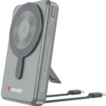 Verbatim Power Bank Magnetic Wireless 10.000 mAh C+C Display – Grey