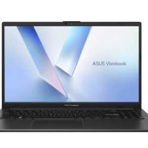 ASUS VivoBook Go 15 15.6′ FHD Notebook, Intel N150, DDR5 8GB, 512GB UFS, Black, Win 11 Home, 1Y Warranty CTO