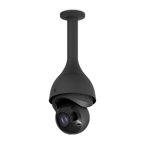 NHU-AI-PTZ-PRECISION-PM-B Ubiquiti AI PTZ Precision Pendant Mount, Black, Pendant-Style Mount With 1.5′ NPS Threaded Connector, Suspending AI PTZ Precision.