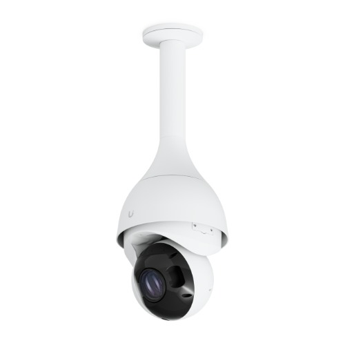 NHU-AI-PTZ-PRECISION-PM-W Ubiquiti AI PTZ Precision Pendant Mount, White, Pendant-Style Mount With 1.5′ NPS Threaded Connector, Suspending AI PTZ Precision.