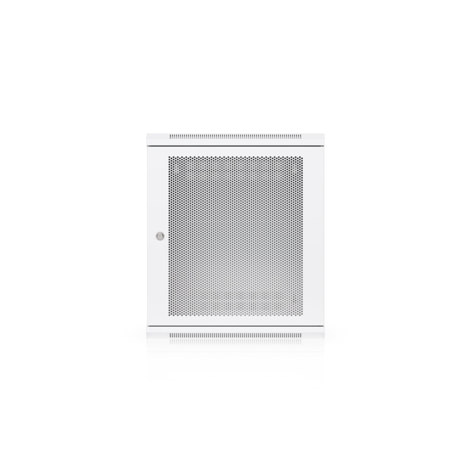 NHU-RACK-12U-WALL-450-P Ubiquiti 12U Rack Cabinet,Fully Assembled Wall-Mount Rack** No Fan Included** Built-In Fans,Removable Panel,Space-Efficient Small-Scale Deployments