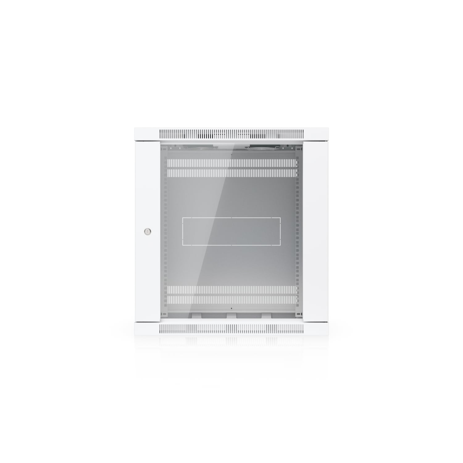NHU-RACK-12U-WALL-600-G Ubiquiti 12U Rack Cabinet,Fully Assembled Wall-Mount Rack,** No Fan Included** Removable Panels,Space-Efficient Small-Scale Deployment