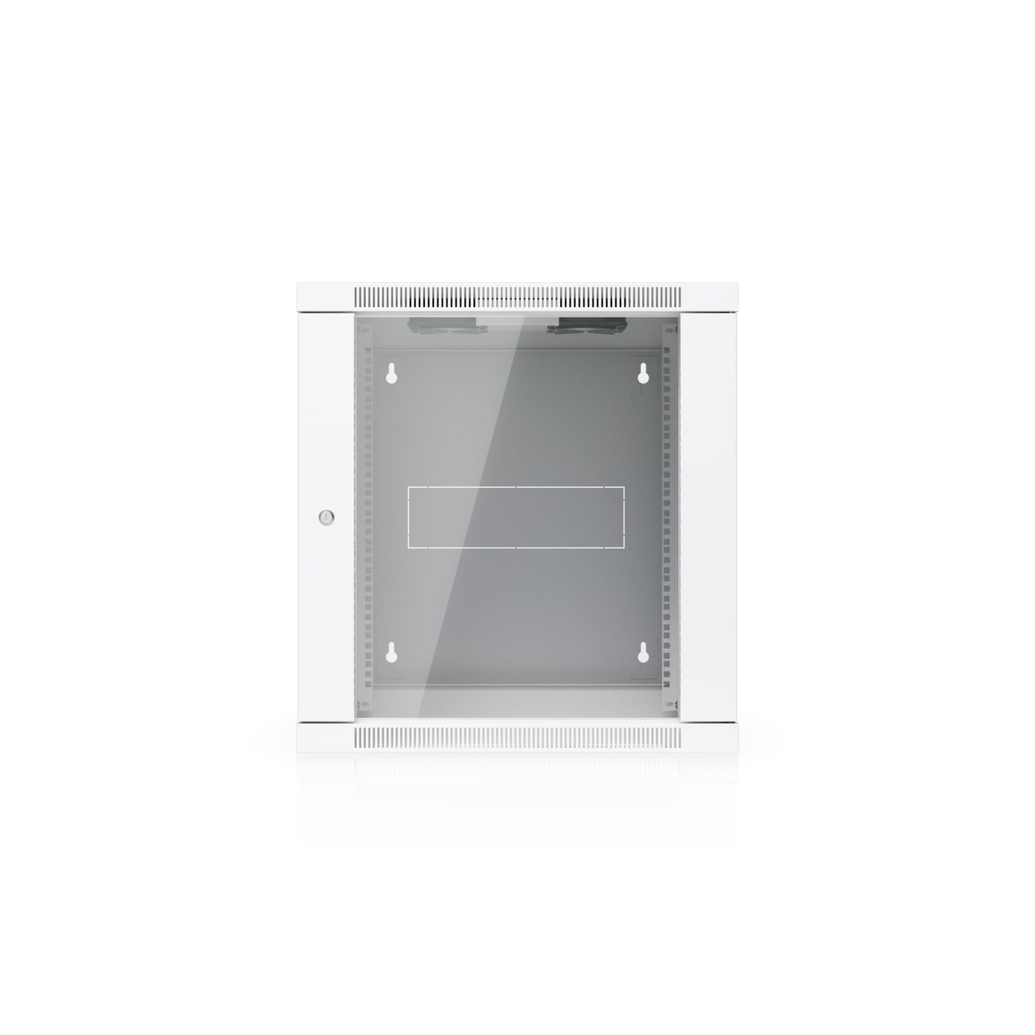 NHU-RACK-12U-WALL-SW-G Ubiquiti 12U Rack Cabinet,Fully Assembled Wall-Mount Rack** No Fan Included** Removable Panels, Space-Efficient Small-Scale Deployment
