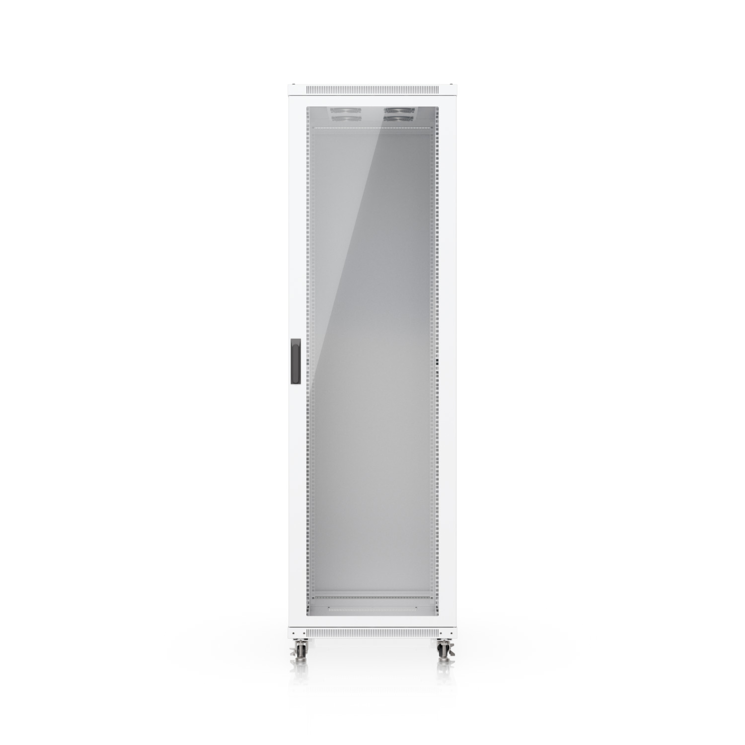 NHU-UACC-RACK-42U-1000-G Ubiquiti 42U Rack Cabinet,Fully Assembled Floor Rack,Built-In Fans,Removable Panels,Lockable Casters,Optimal Airflow,Heavy-Duty,Easy Equipment Access.
