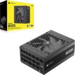 Corsair HX1200i Fully Modular Ultra-Low Noise Platinum ATX 1200 Watt PC Power Supply (AU), ATX12V 3.1, 6x PATA, 2x EPS, 8x SATA, 5x PCIe, Type4 Cable