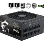 MSI MAG A1200PLS PCIE5, 1200W, 80 PLUS Platinum, Fully Modular, ATX, Native 12V-2×6 PCIe 5.1, 135mm FDB Fan, RTX 50 Series Ready