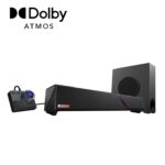 ASUS ROG Gjallar Gaming Soundbar, 2.1.2 Dolby Atmos, 5G Wireless Subwoofer, RGB, USB-C, HDMI 2.1 eARC, Optical, AUX, Bluetooth 5.3