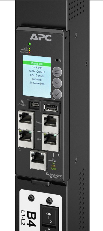 UPAPC-APDU11350SM APC NetShelter Rack PDU Advanced Gen 2, Switched Metered Outlet, 3Phase, 22.1kW 400V 32A or 17.3kW 415V 30A, 530P6, 48 Outlet