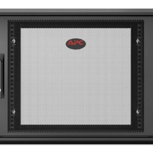 APC NetShelter 9U Wallmount Rack Enclosure Cabinet Single Hinged Server Depth