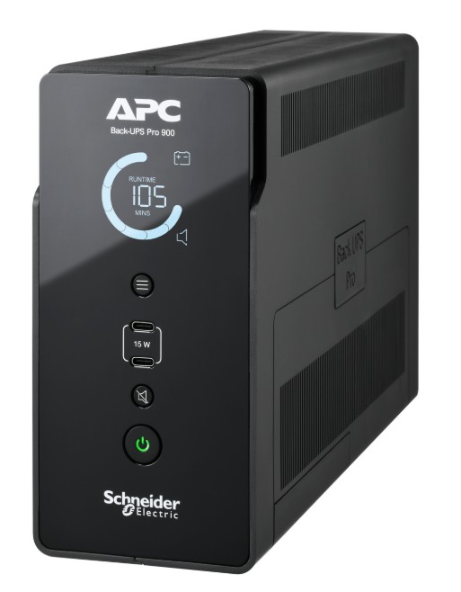 UPAPC-BR900G2I APC Back-UPS PRO 900VA/540W, 6 IEC outlets, LCD interface, USB Charging ports, Tower, 230V, Lead-acid battery, Input IEC 60320 IEC 60309, 1.5m cable