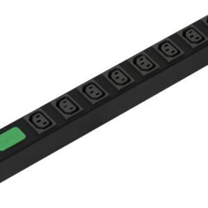 APC Easy Rack PDU, Basic, Horizontal, 1 Phase, 3.7kW, 230V, 16A, 8 x C13 outlets, IEC60320 C20 inlet