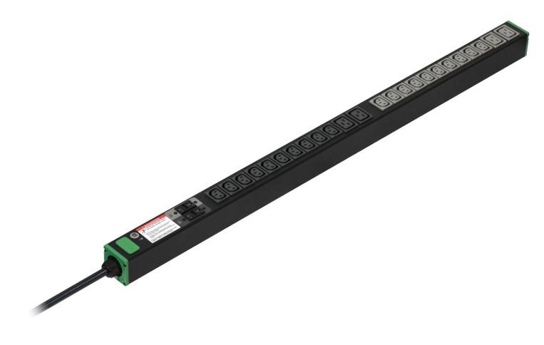 UPAPC-SEP6127G APC Easy Rack PDU, Basic, Vertical, 1 Phase, 7.4kW, 230V, 32A, 20 x C13 and 4 x C19 outlets, IEC60309 PLUG