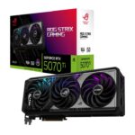 ASUS nVidia GeForce ROG STRIX RTX5070TI 16G GAMING, GDDR7, 8960 CUDA, 850W PSU, PCIe 5.0, 28Gbps, 256-bit, 3x DP 2.1b, 4K/8K