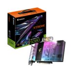 Gigabyte AORUS GeForce RTX™ 5080 XTREME WATERFORCE WB 16G, 2805 MHz, CUDA 10752, 30 Gbps, GDDR7, 256 bit, PCI-E 5.0, PSU 850W, HDMI 2.1b x1